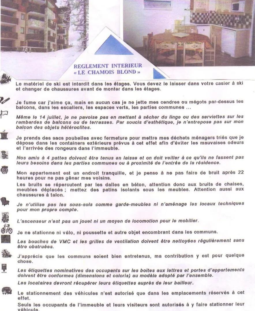 Residence Le Chamois Blond - Le Chamois Blond Mae-1351 Vars  0*, Vars (Hautes-Alpes)